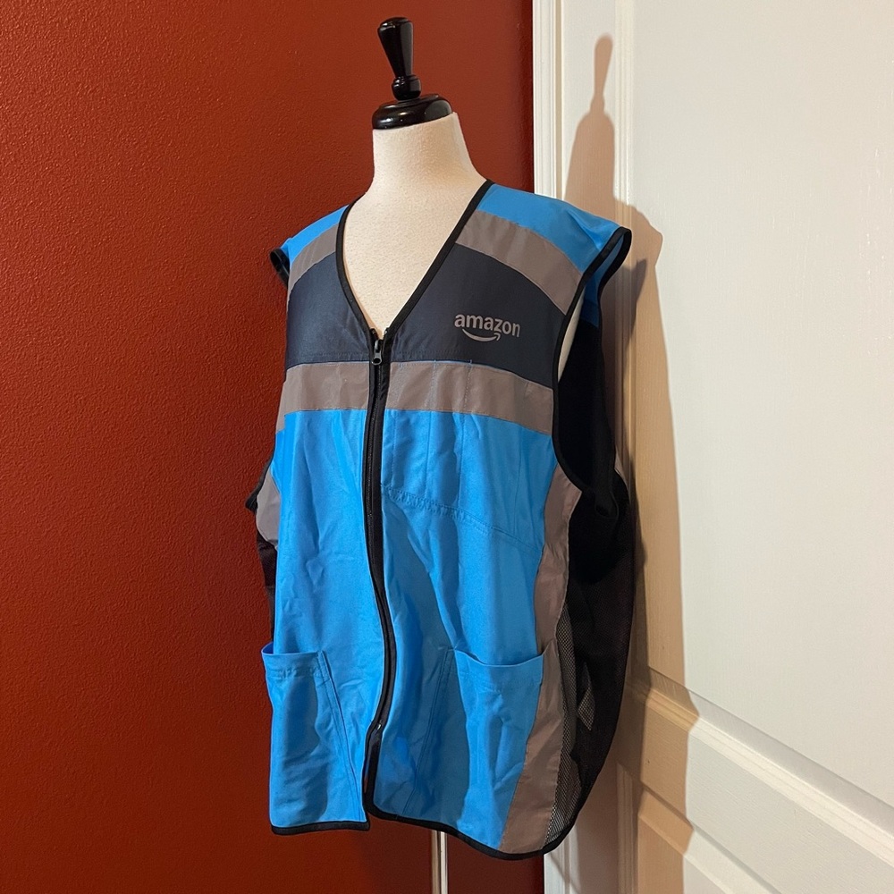 Amazon Flex High Visibility Reflective Safety Delivery Vest Designed Luly Yang‎